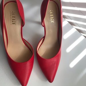 a.n.a. High heel red style 023-5672